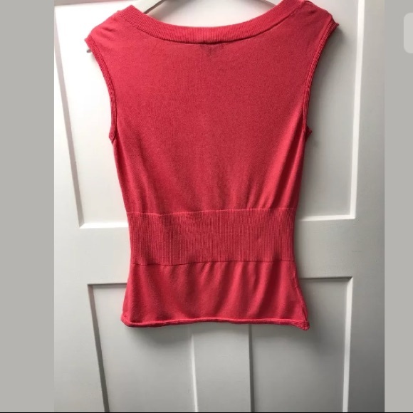 Ann Taylor Women’s Sleeveless Stretch Top Pink Sm - Picture 5 of 8